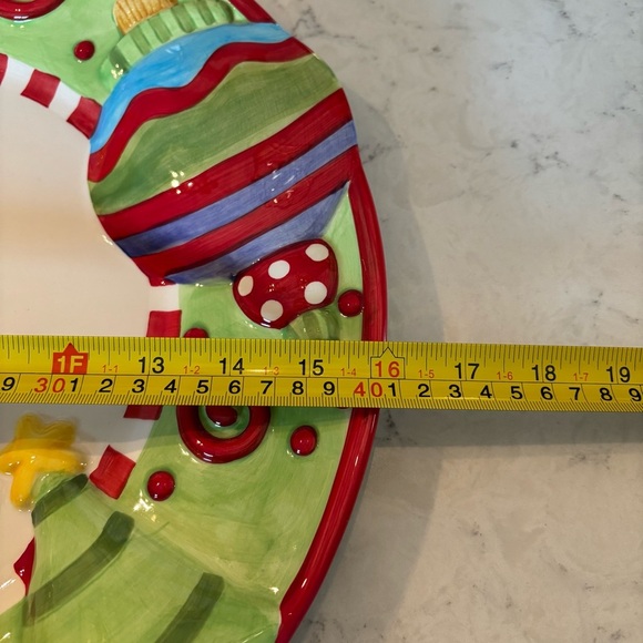 Becca Signature Collection Holiday Christmas 3D Platter 16 Whimsical Candy Party - Picture 5 of 5